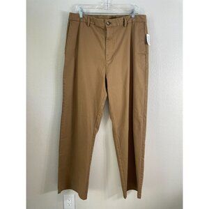 NEW Old Navy Mens 38x34 Baggy Rotation Chino‎ Pants Built-In Flex Brown
